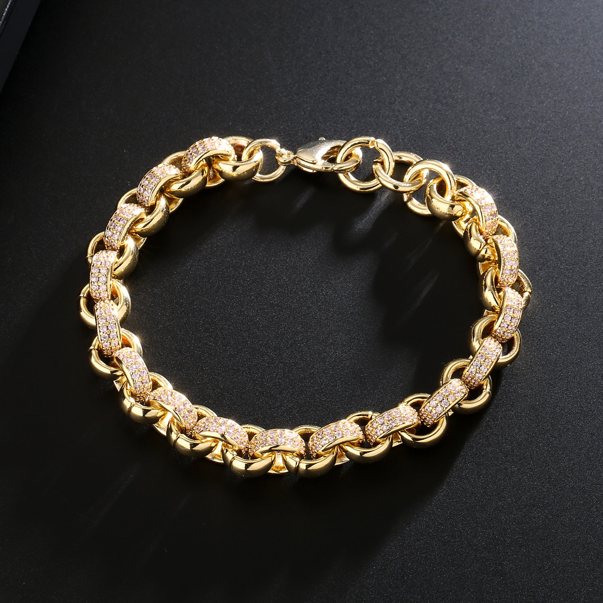 Child’s Pink 8mm Adjustable Belcher Bracelet –