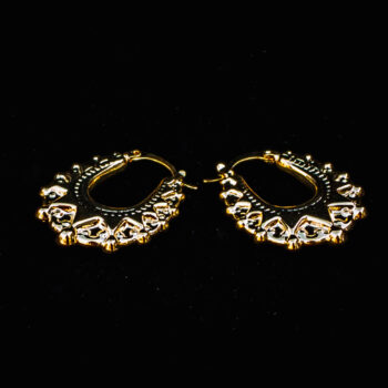 30mm Gold-Filled Medium Oval Creole Earrings