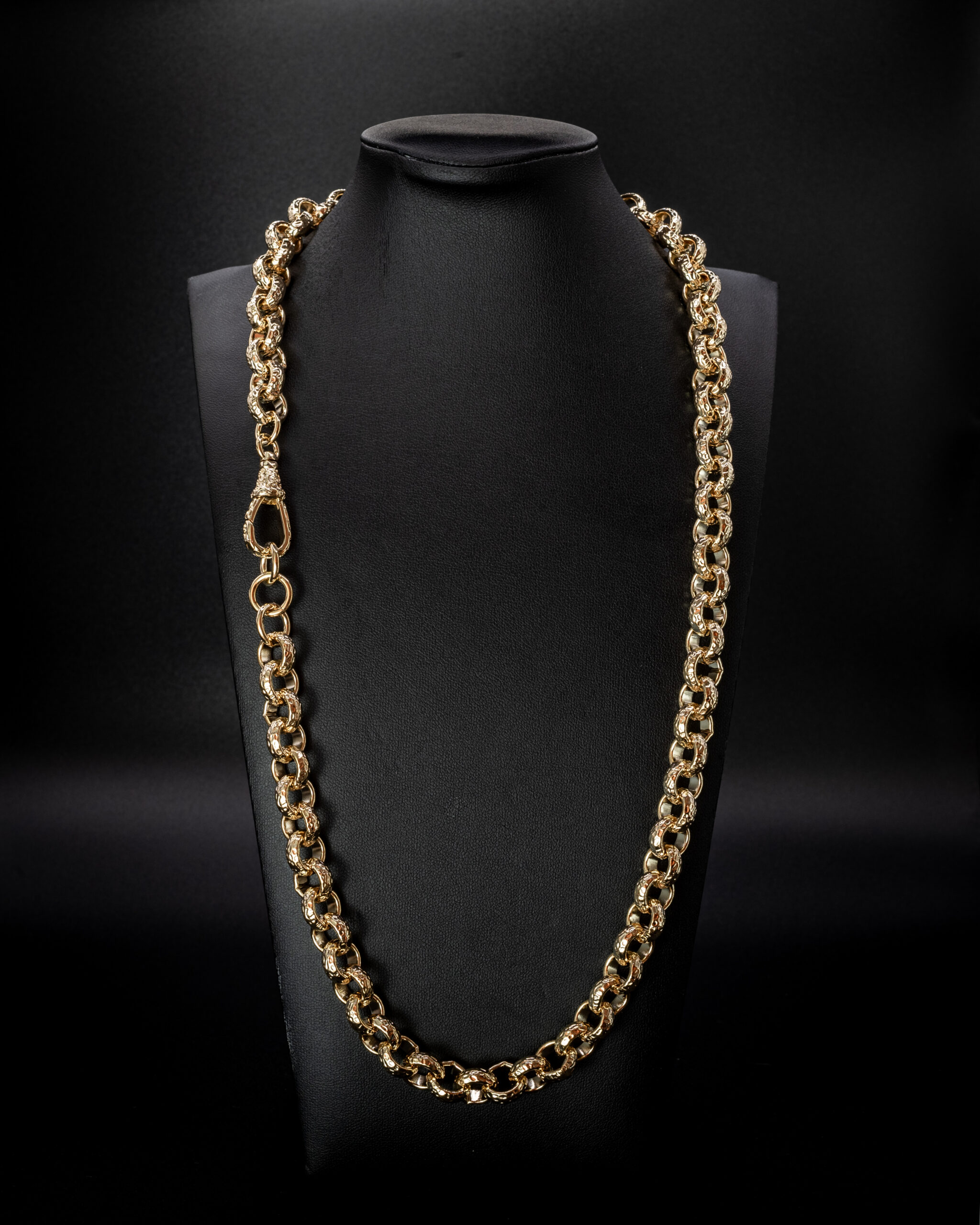 Luxury 12mm 16-Inch Child’s Belcher Chain with Albert Clasp