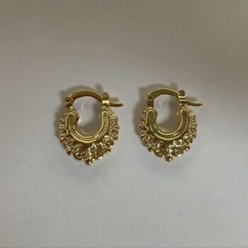 1cm Baby Creole Earrings - Gold Filled Premium