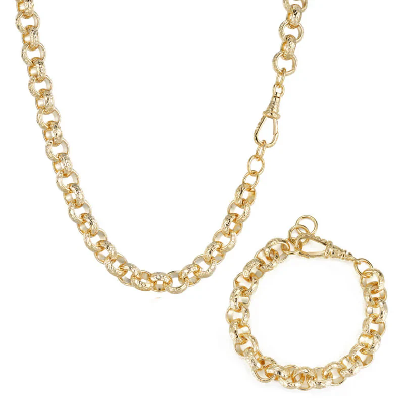 Luxury 12mm Adults/Teen Belcher Set with Albert Clasp