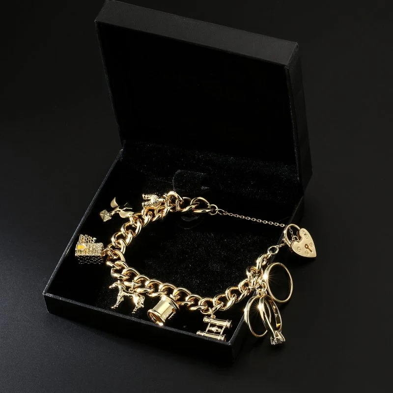 Premium Gold-Filled Charm Bracelet