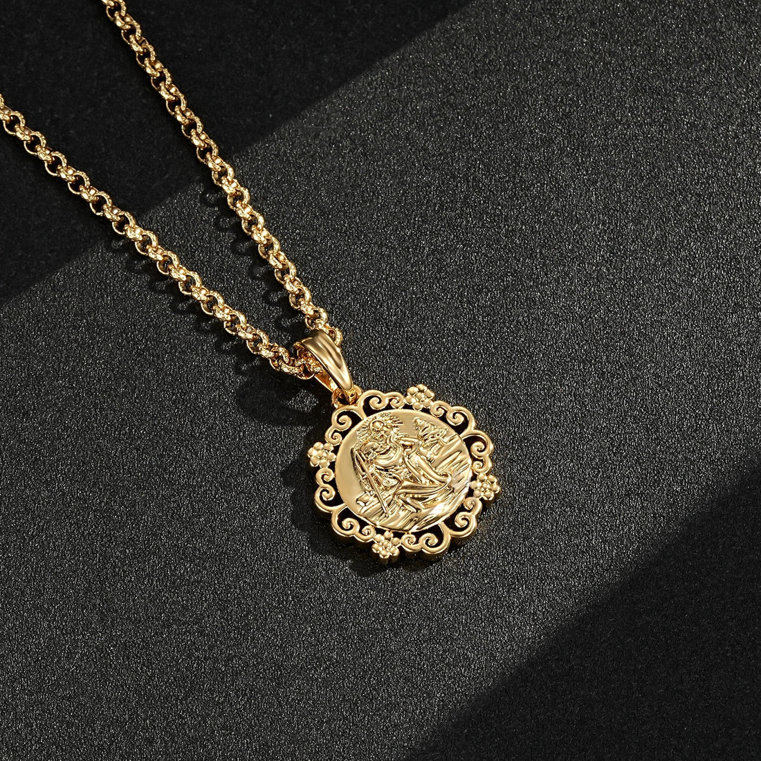 St. Christopher Gold-Filled Pendant Necklace