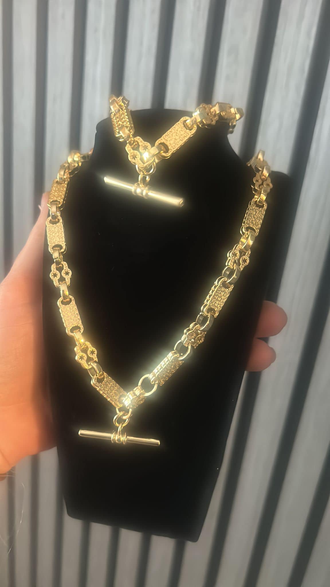 Medium Premium Gold-Filled Stars and Bars Set
