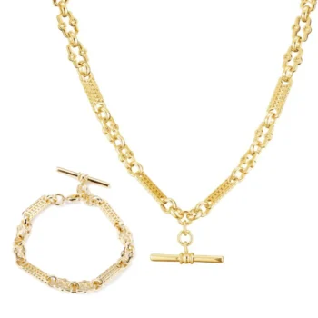 Premium Stars and Bars Gold-Filled Set – Gold