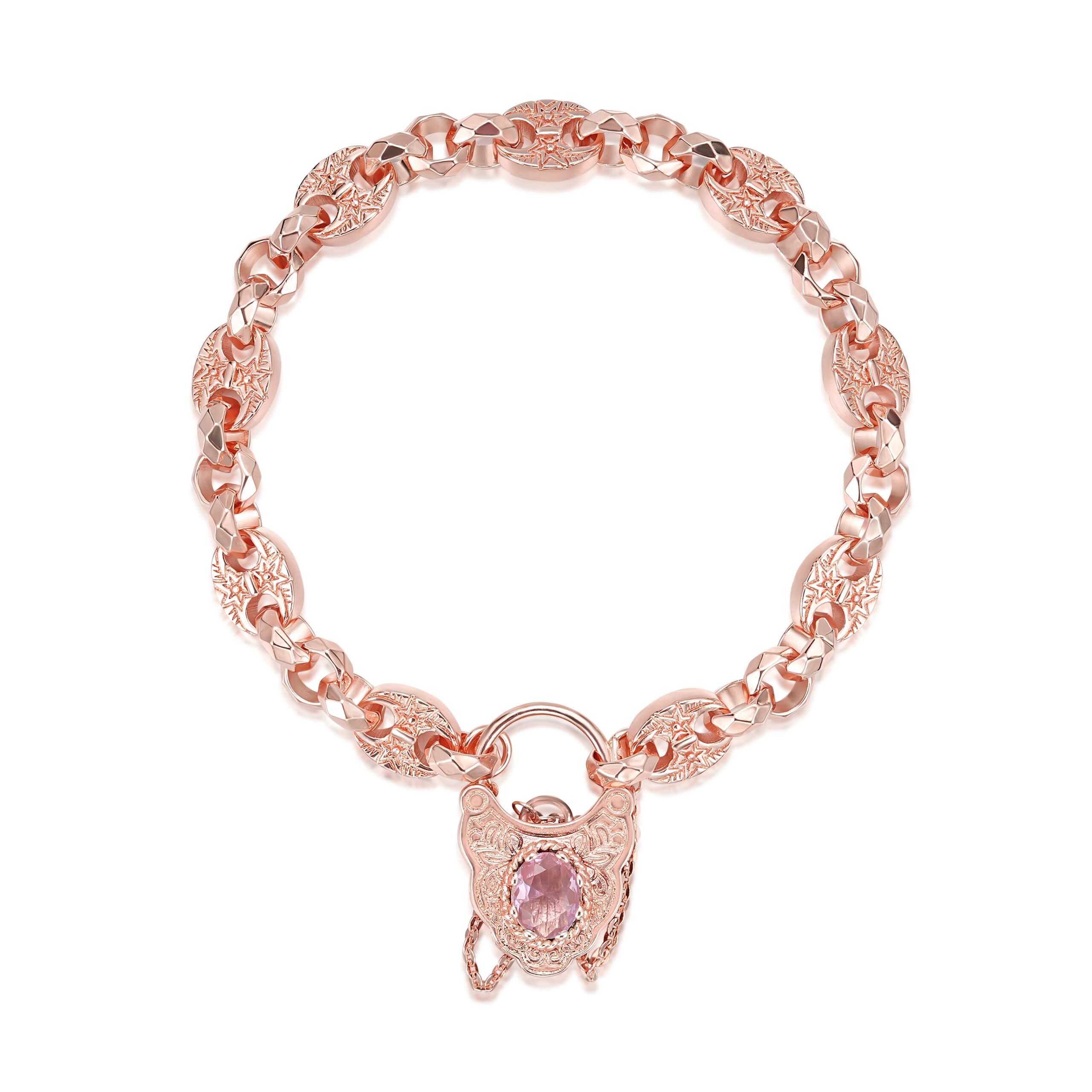 Delicate Petite Rose Button Bracelet