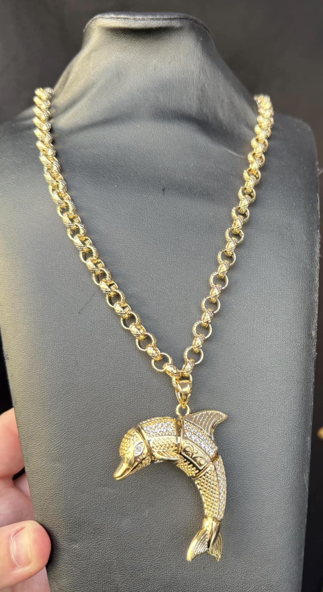 8mm Dolphin Necklace