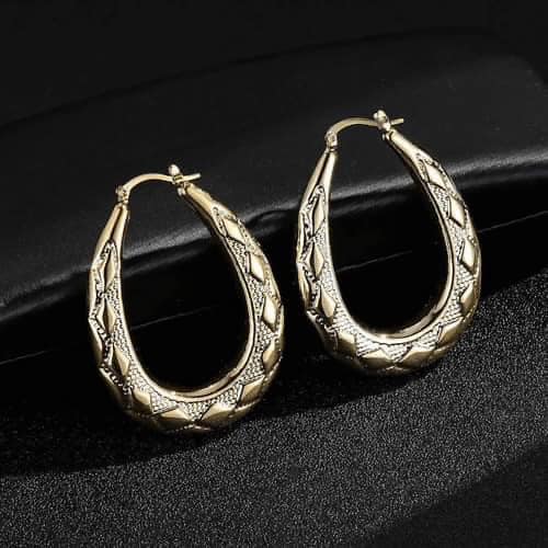 Large 45mm Gypsy Hoop Earrings