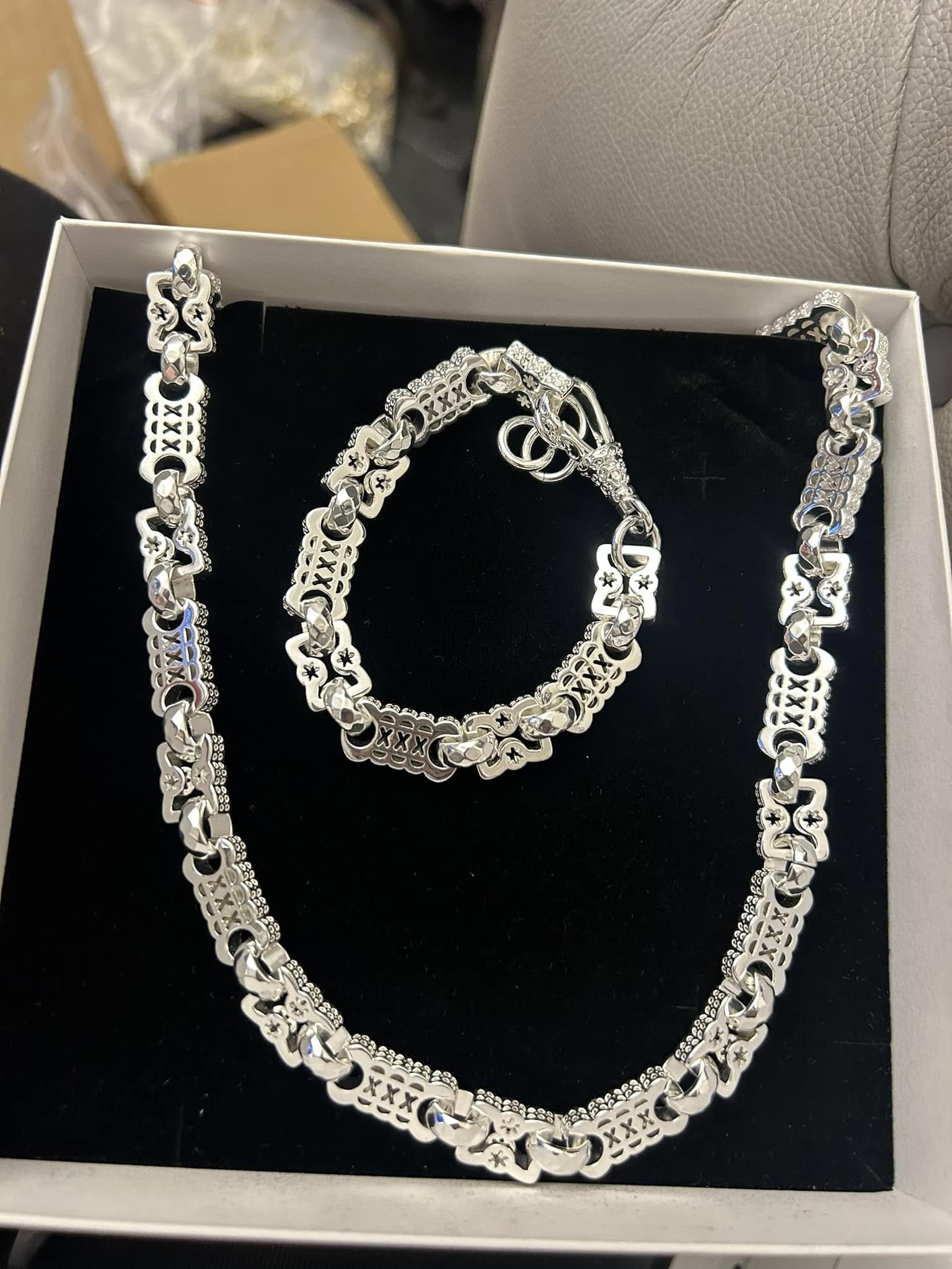Stars and Bars Premium 12mm Set – Rhodium Plated