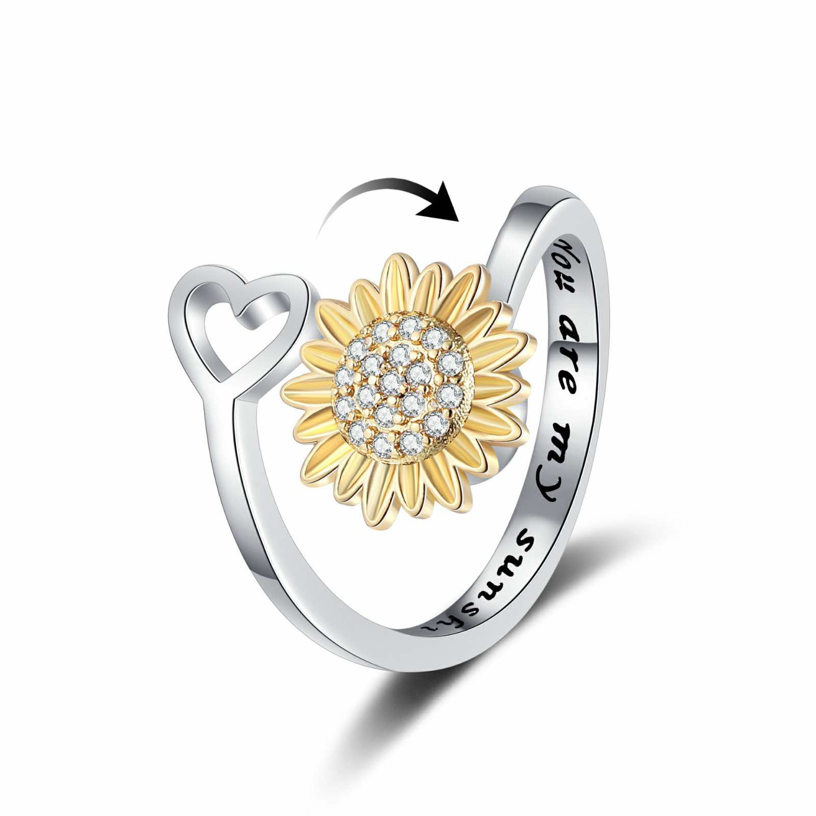 You Are My Sunshine Spinner Ring