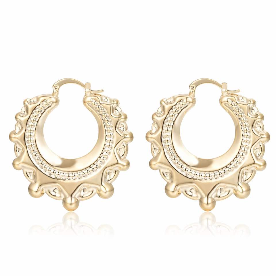 2cm Round Creole Earrings