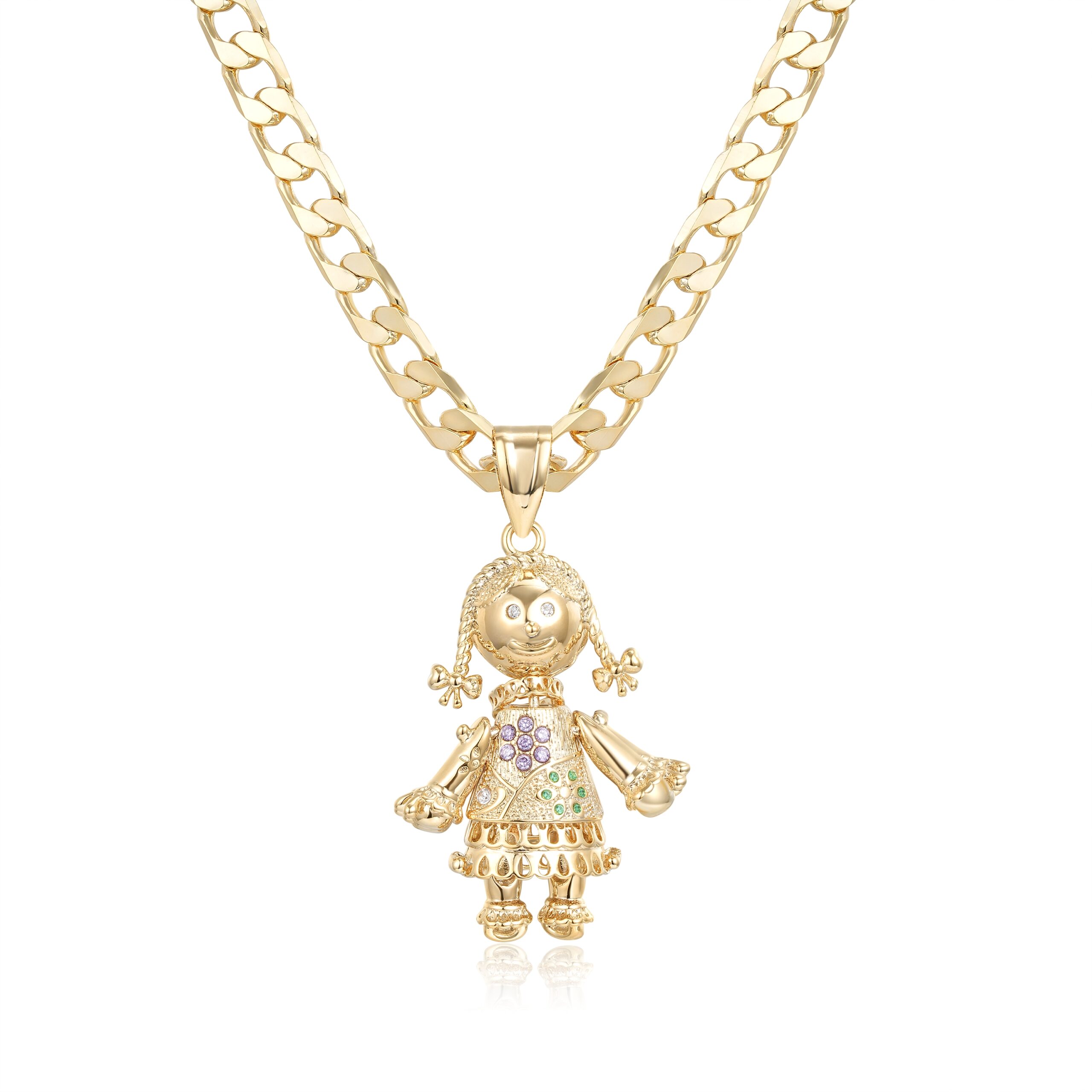 Premium Gold-Filled Ragdoll Necklace