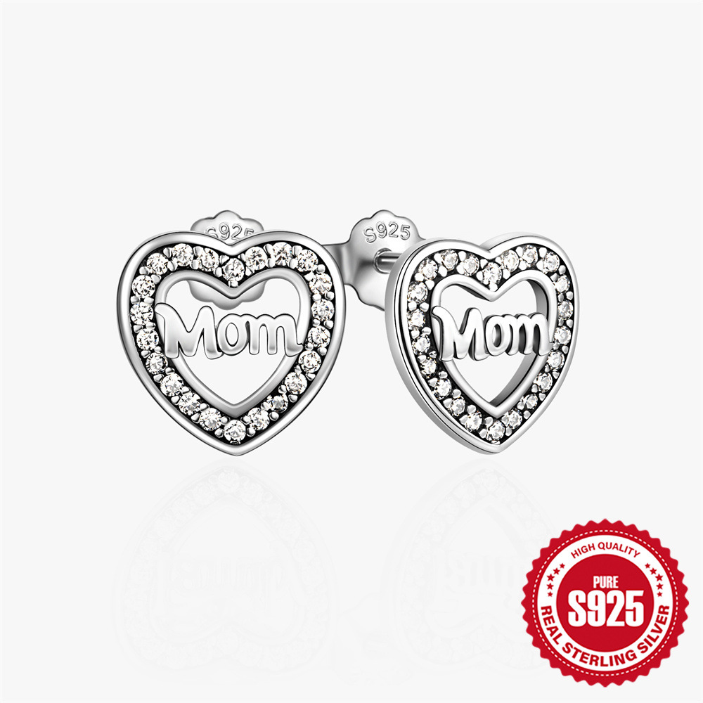 Mam Stud Earrings – Sterling silver 925