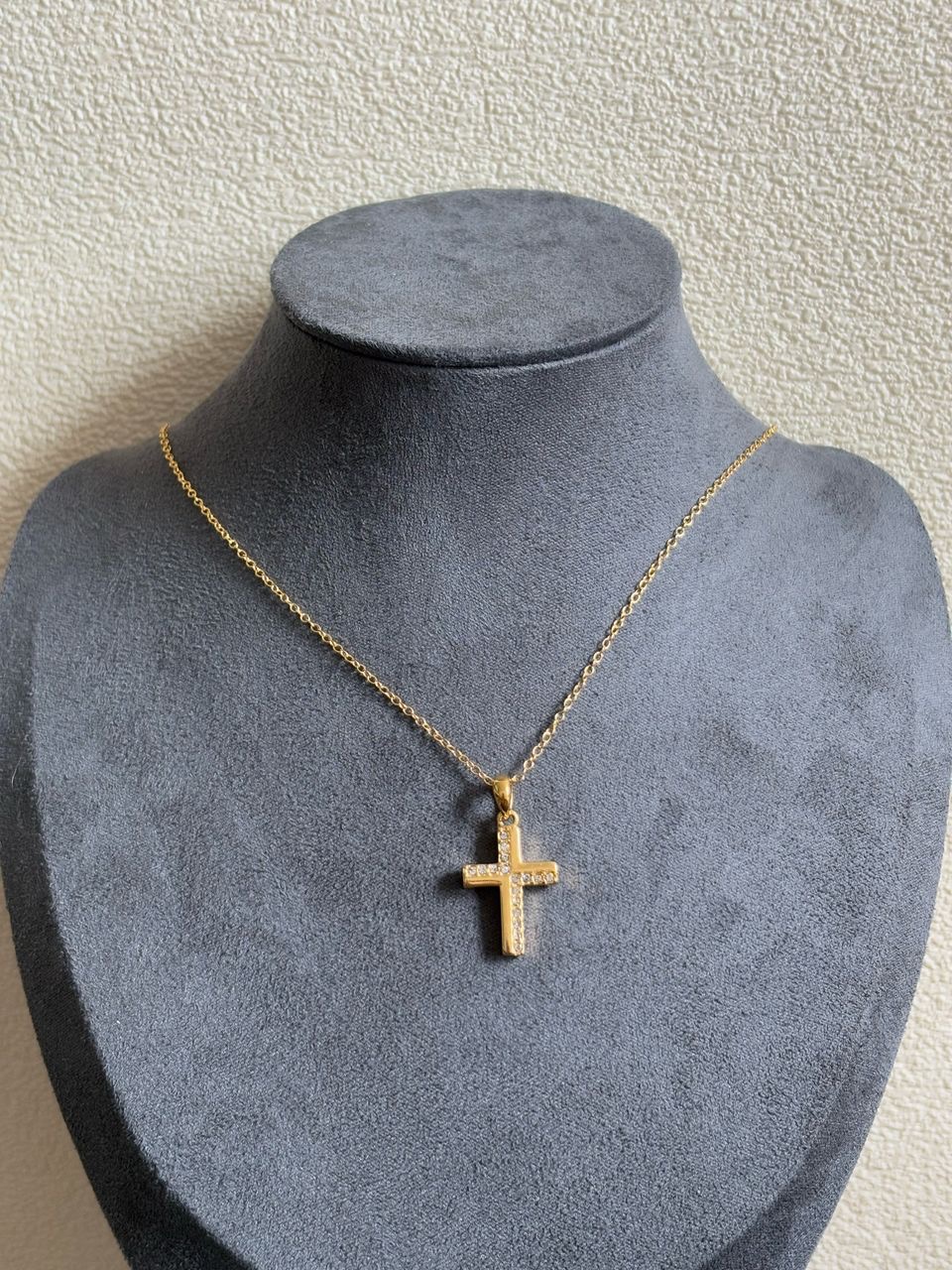 Premium cross pendant with stones