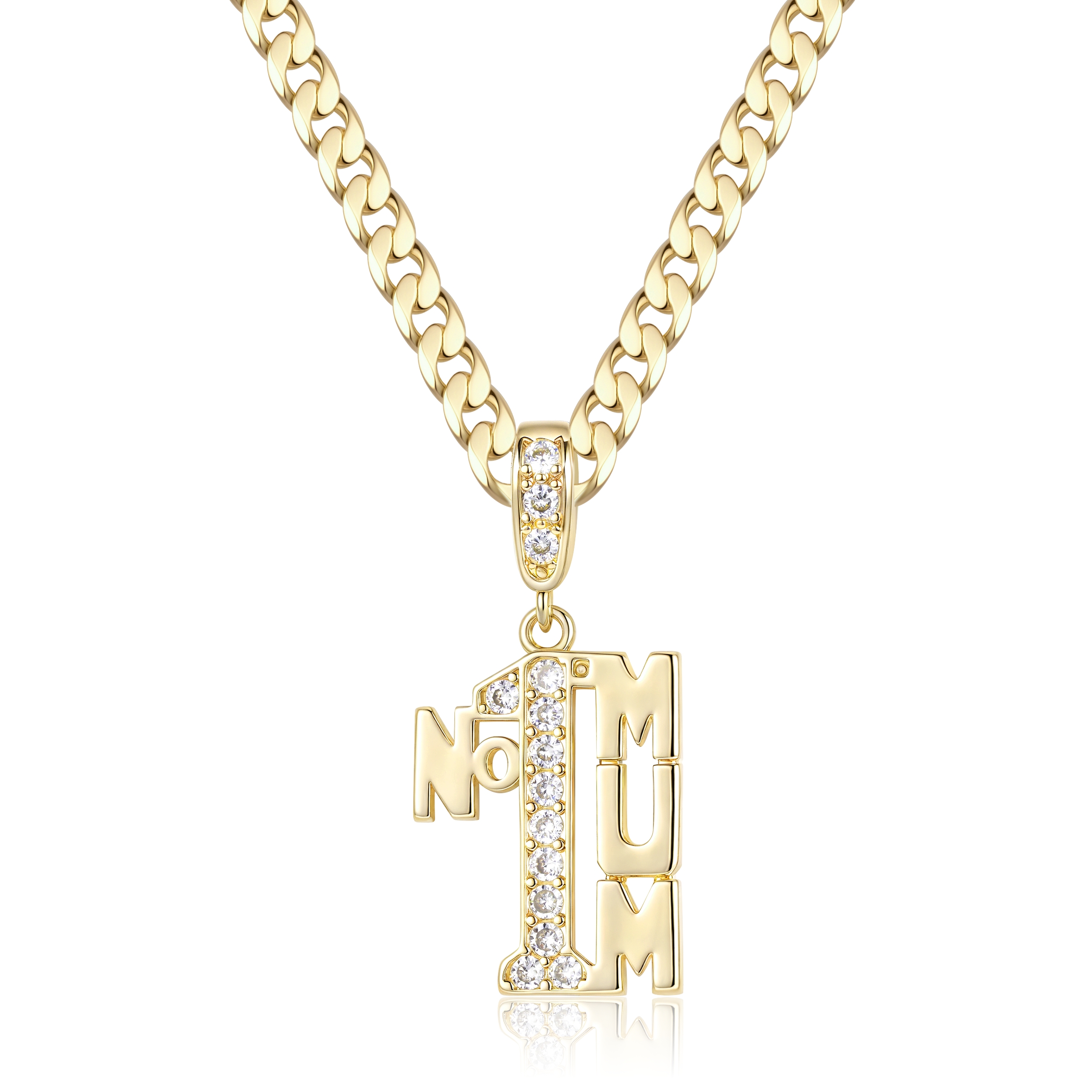 Mum Pendant Necklace
