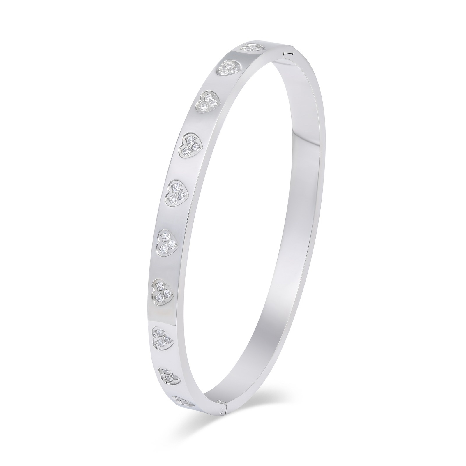 stoned heart bangle