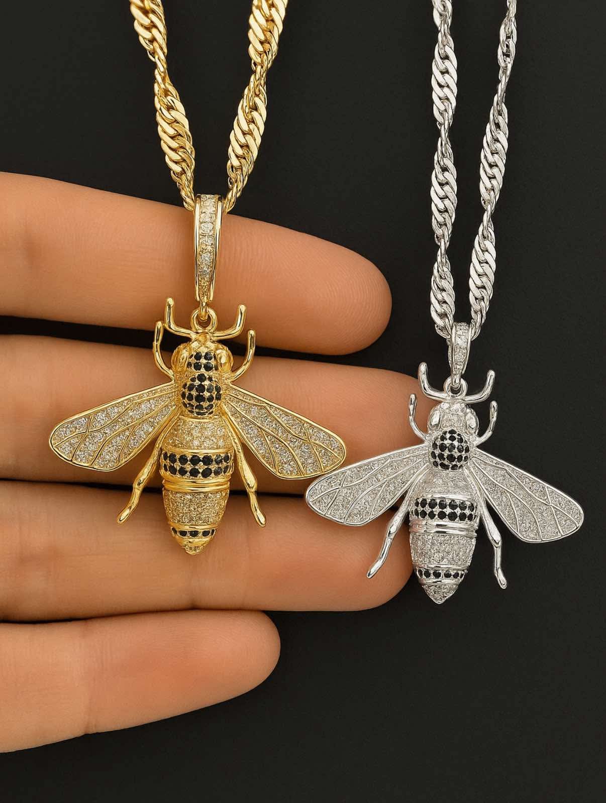3cm Bee Pendant with Luxury Chain