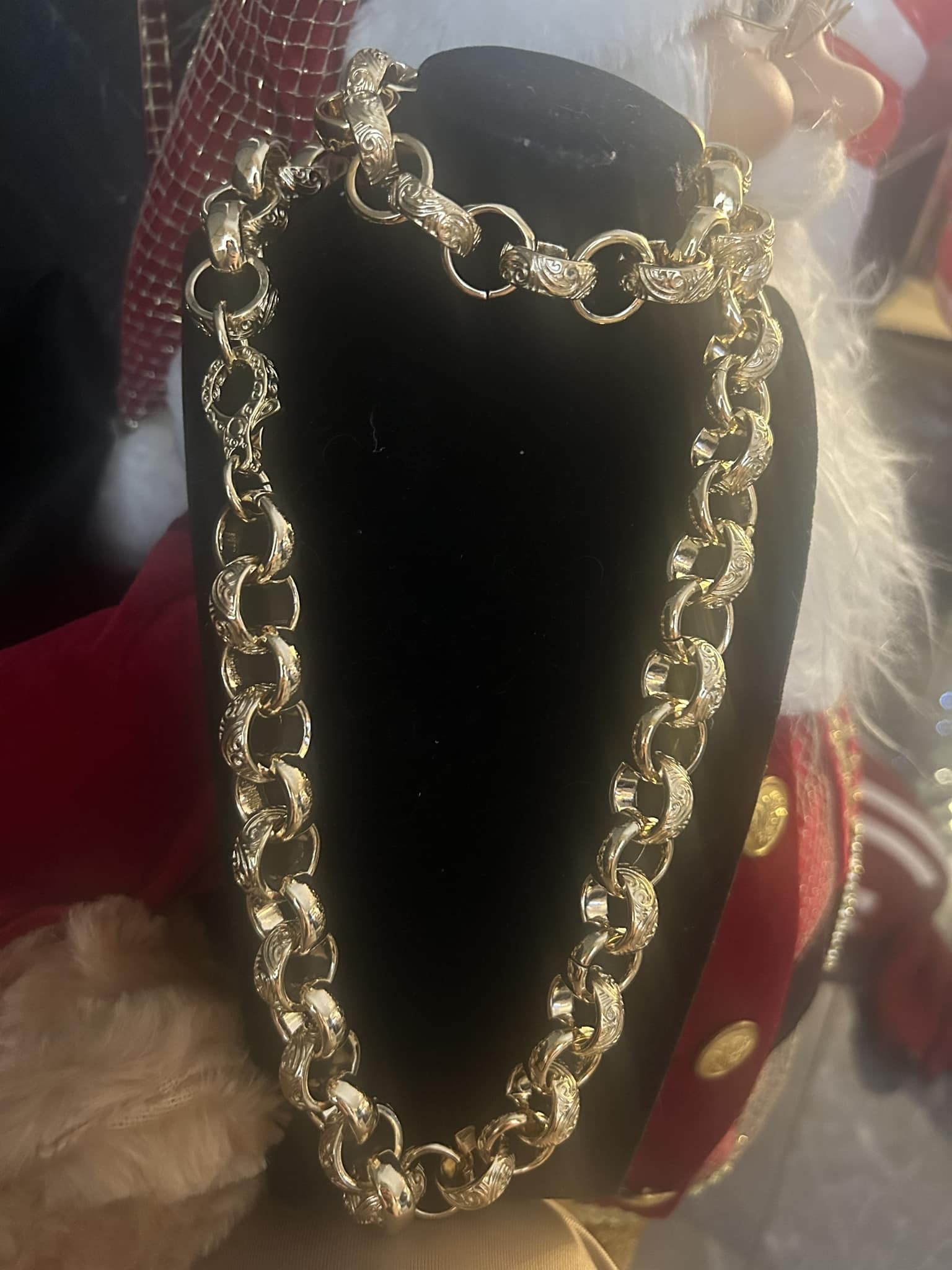 18mm Patterned Necklace with Luxury Clasp