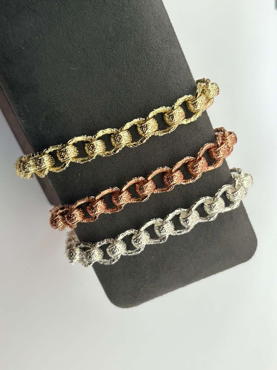 15mm Rollerball Bracelet– Gold, Silver, or Rose Gold