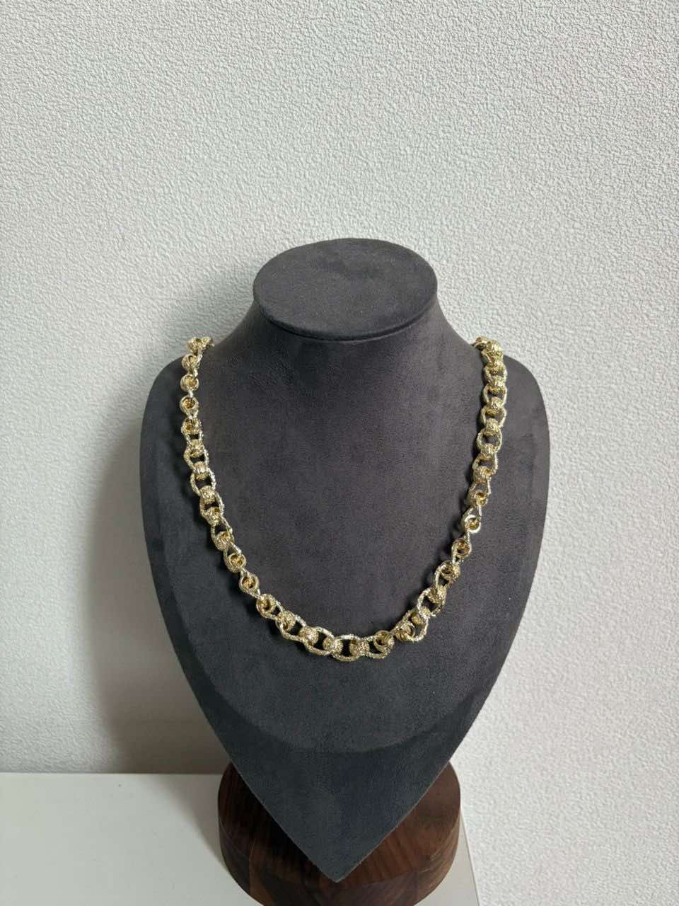 9mm Rollerball Necklace – Gold, Silver, or Rose Gold
