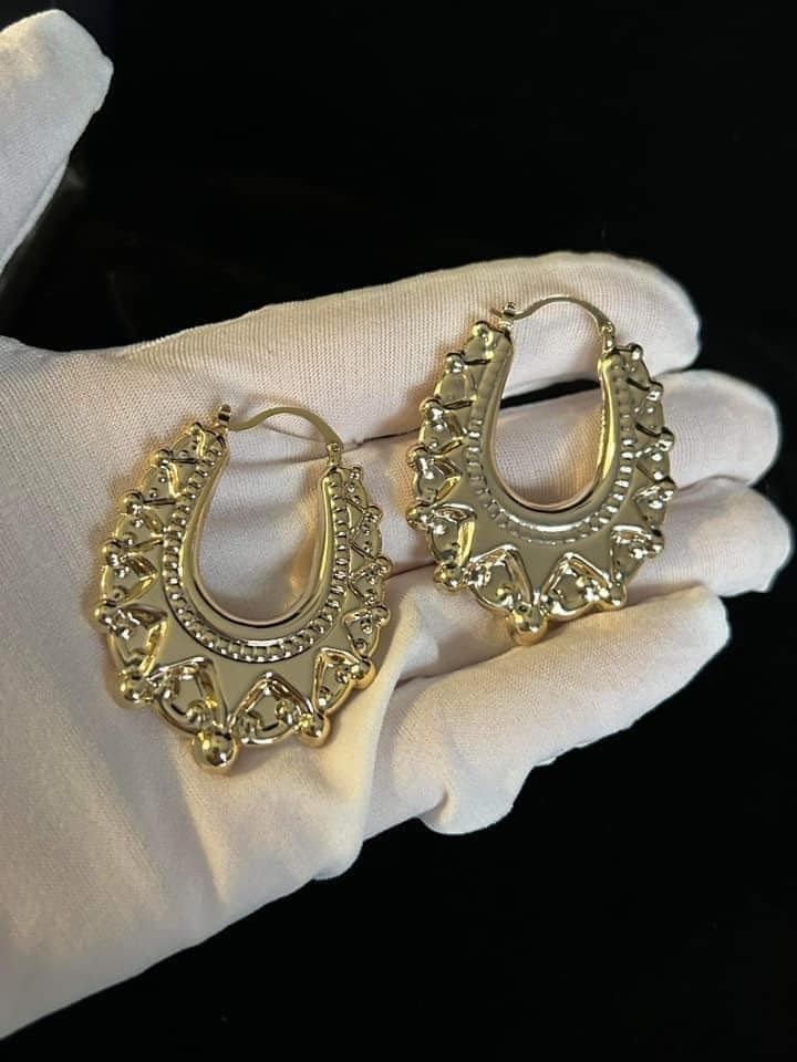 Premium Gold-Filled 48mm Oval Creole Earrings