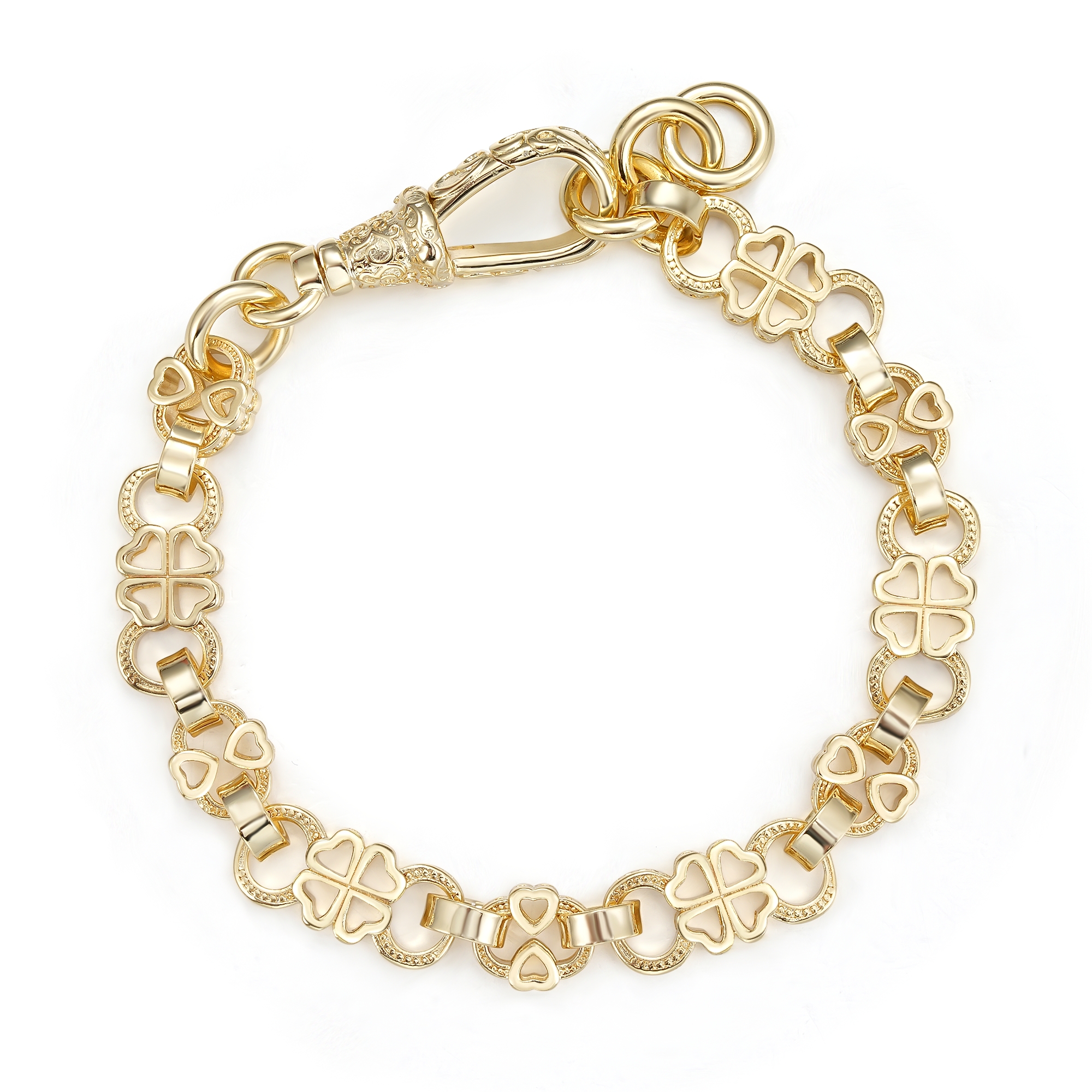 Premium Gold-Filled Clover Bracelet