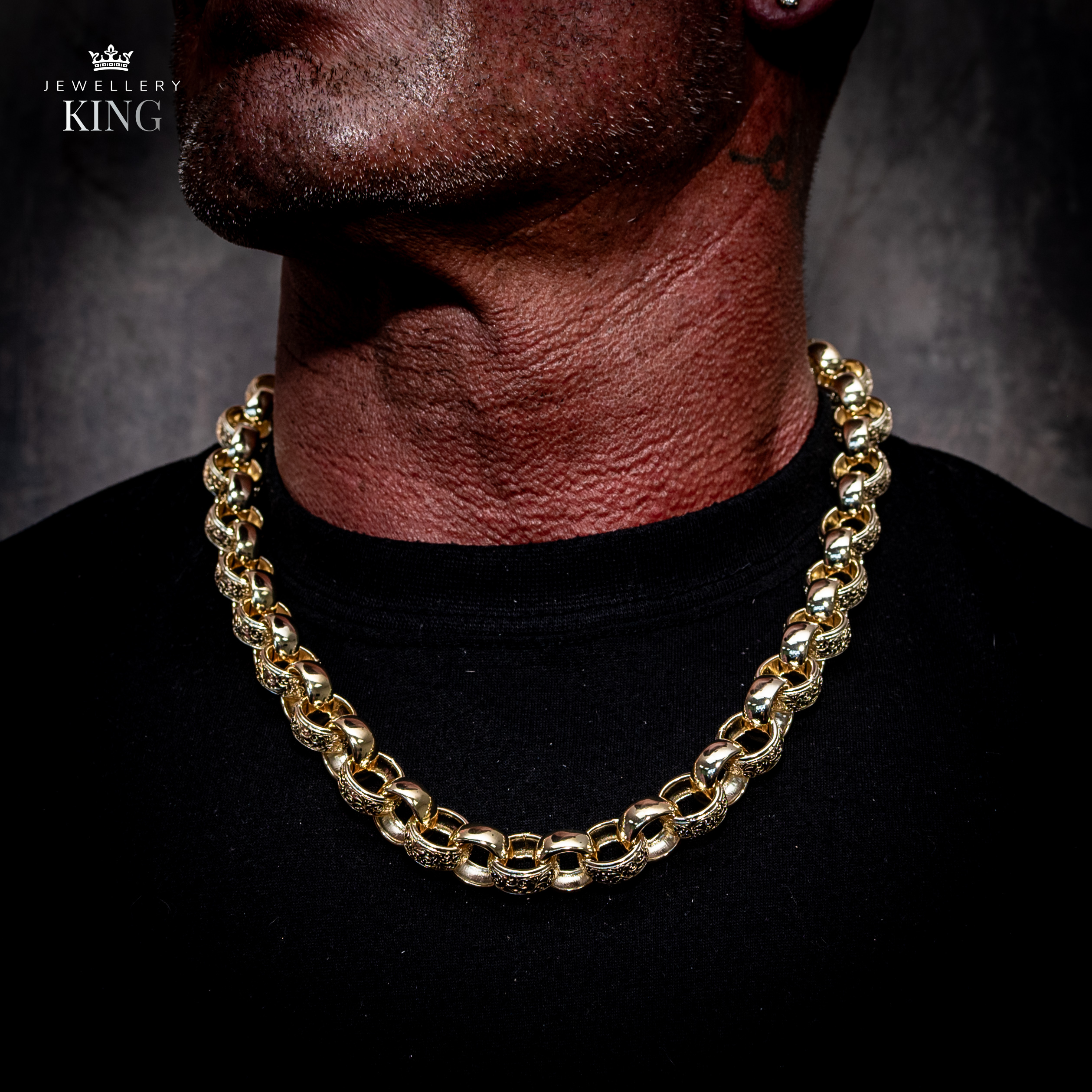 14mm Soldered Link Necklace