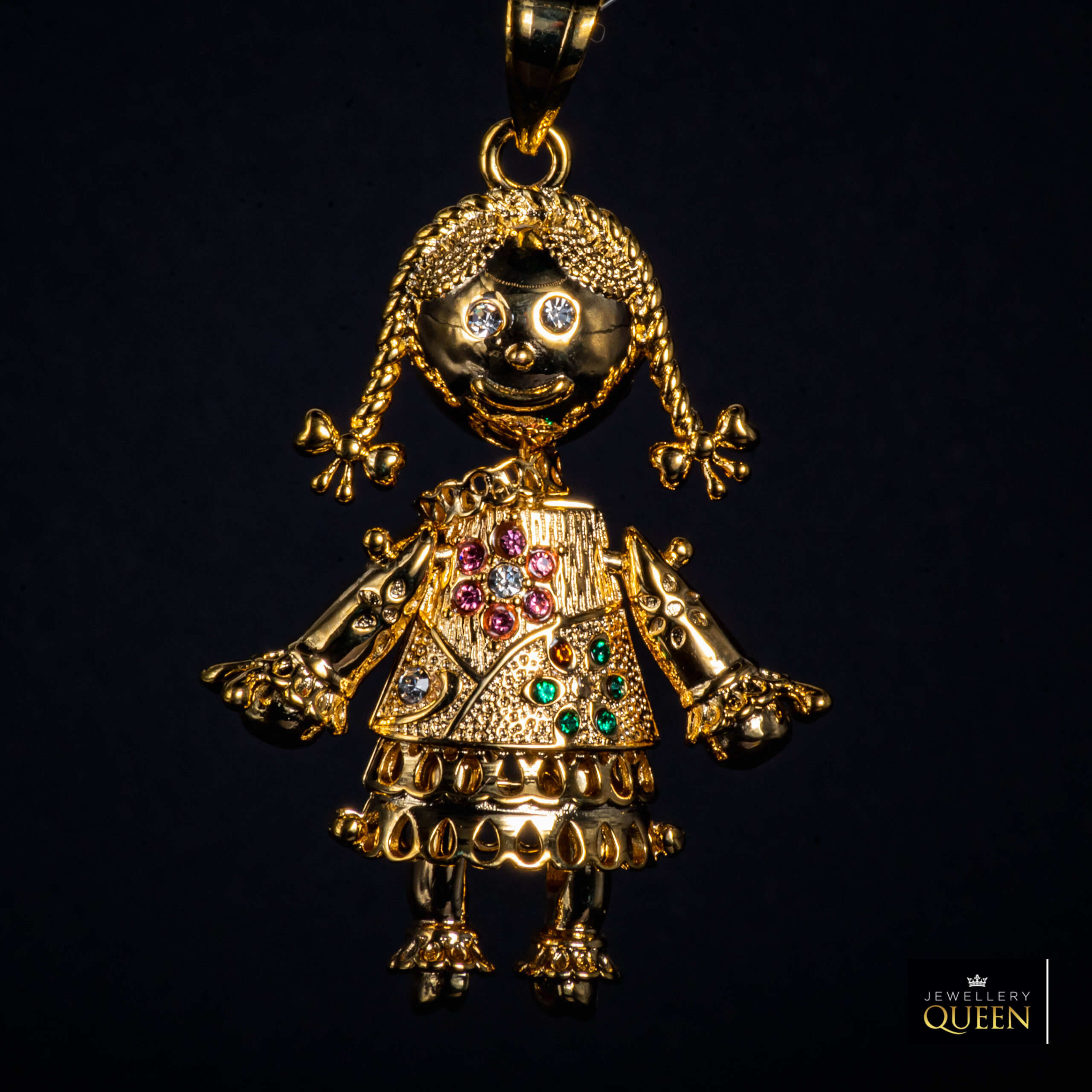 Premium Gold-Filled Ragdoll Pendant with 4mm Luxury Chain