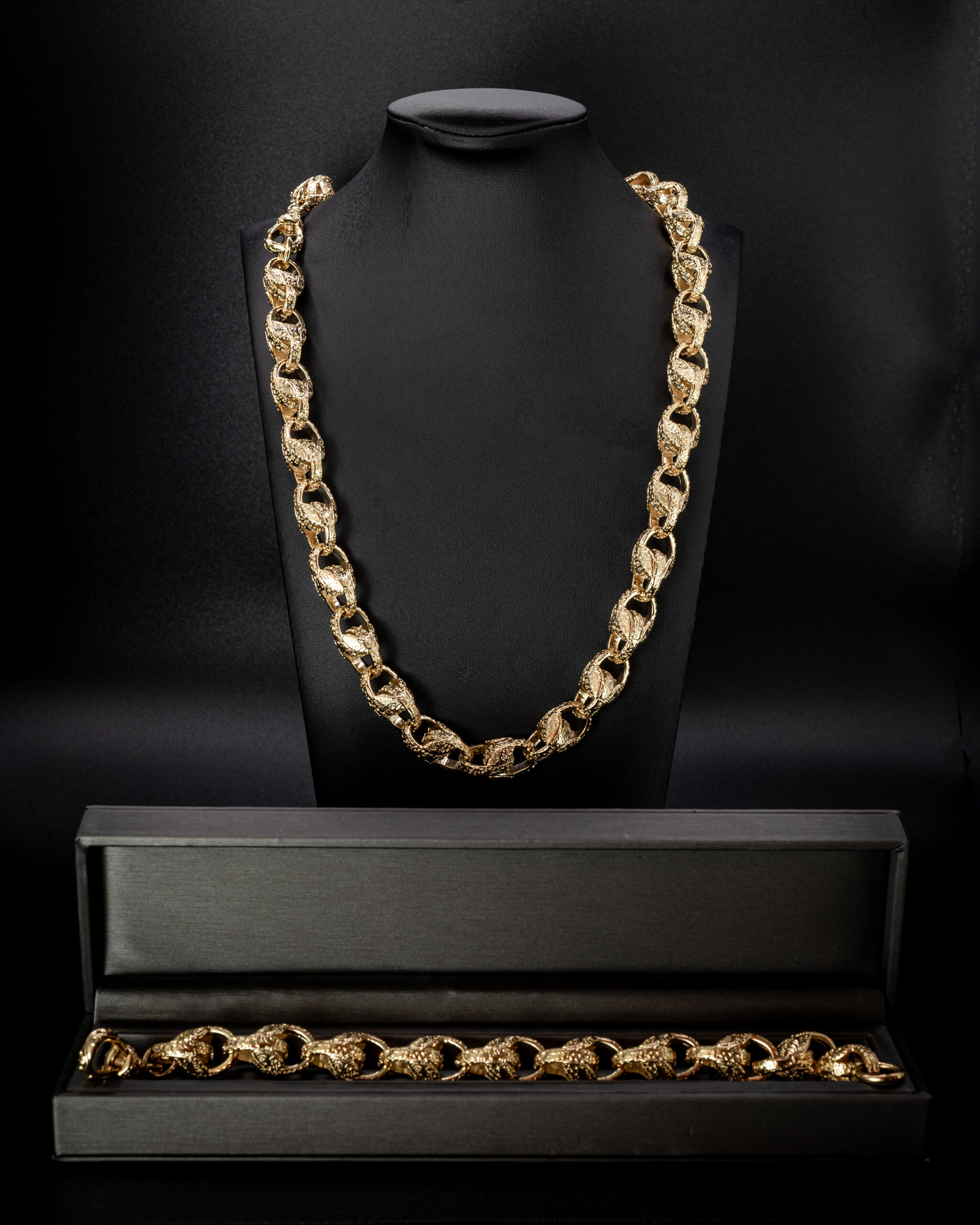 13mm Luxury 9ct Gold-Filled Tulip Bracelet