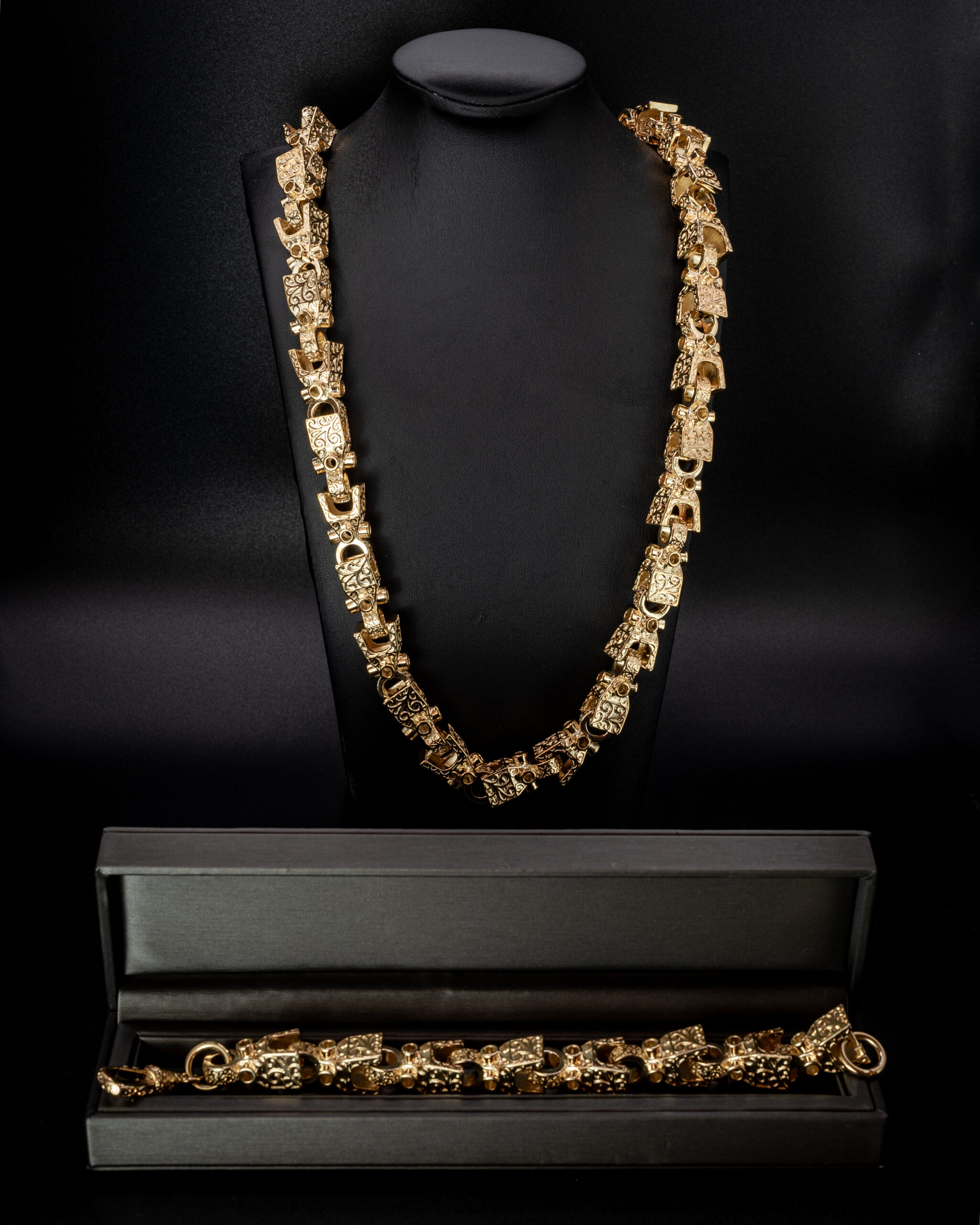 15mm Luxury Gold-Filled Lego Style Bracelet