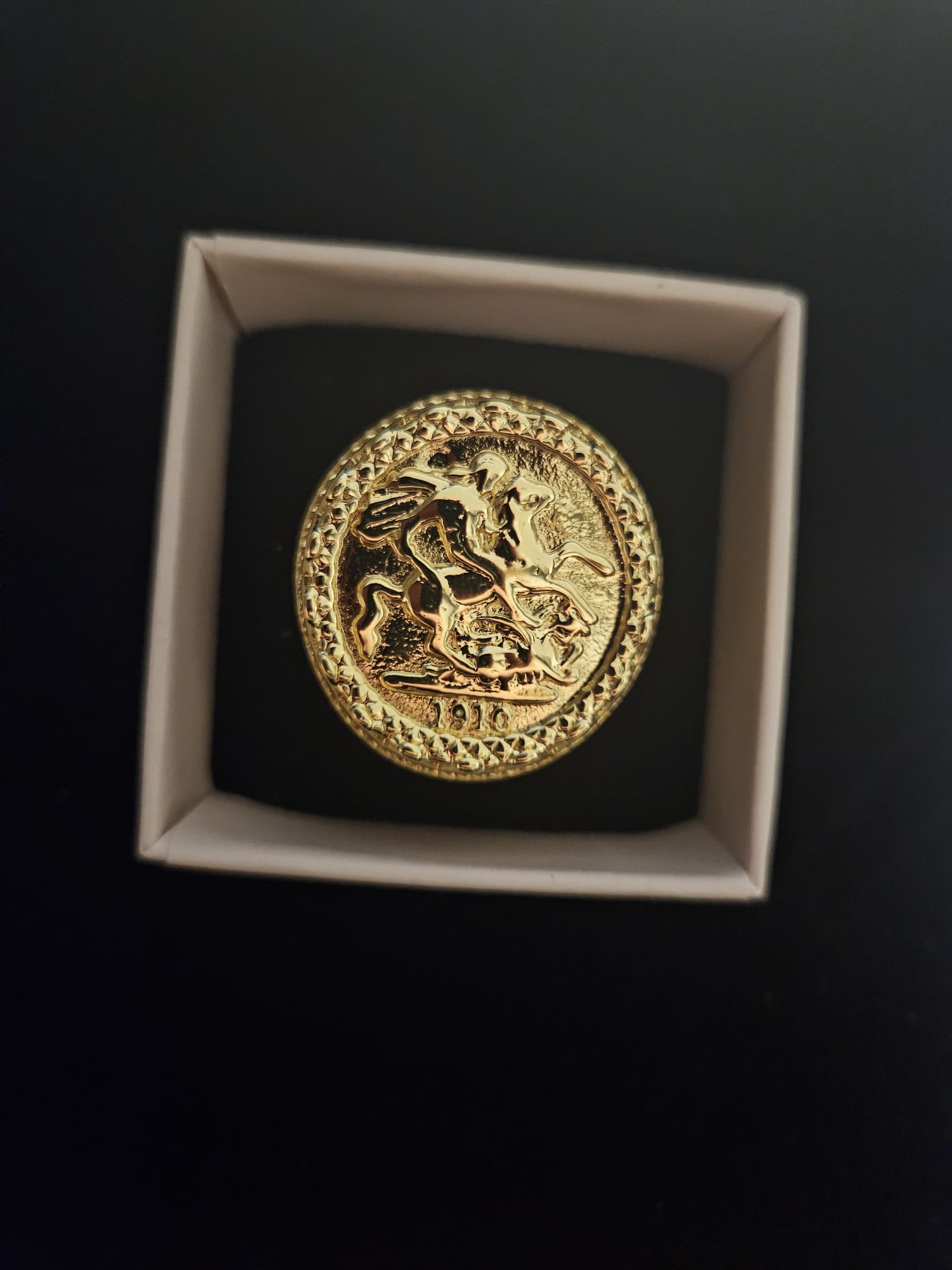 Premium Waterproof Sovereign Ring